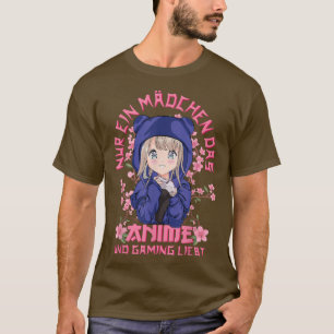 Anime Gaming Girls Kawaii Sakura Japan Tokyo Anim T-Shirt