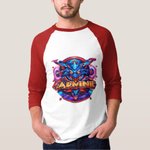 Anime Gaming Logo Sleeve T-Shirt – Stylish Gamer