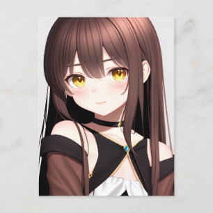 Anime Girl 015  Postcard