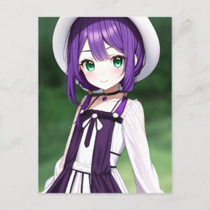 Anime Girl 018 Postcard