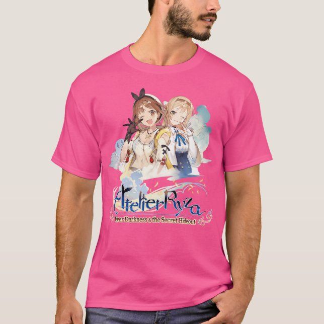 Anime Girl 030 	 Kawaii Moe Friends T-Shirt (Front)
