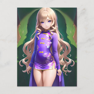 Anime Girl 042 Postcard