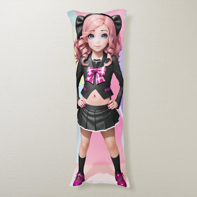 Anime Girl 043 Body Cushion (Front Vertical)