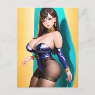 Anime Girl 046 Postcard