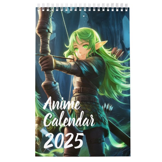 Anime Girl 12 Months Calendar (Cover)