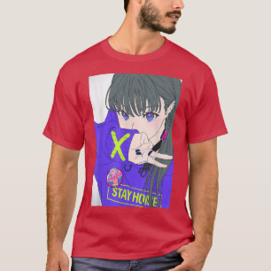 Anime Girl Aesthetic Waifu Japanese Otaku T-Shirt