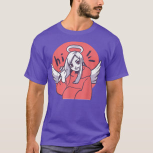 Anime Girl - Angel Wing - Japanese Aesthetics - Ot T-Shirt