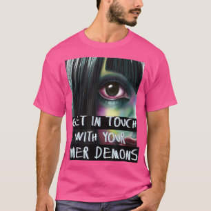 Anime Girl Anime Eyes Inner Demons Waifu Japanese T-Shirt