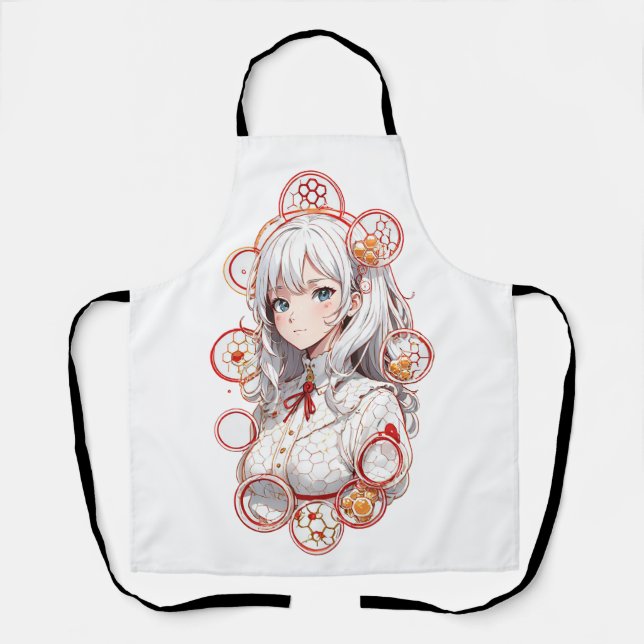 Anime Girl  Apron (Front)