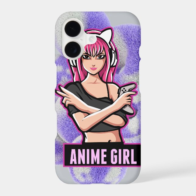 Anime Girl | Cute Aesthetic Character Illustration (Back)