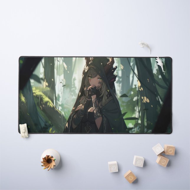 anime girl desk mat (Kids Table)