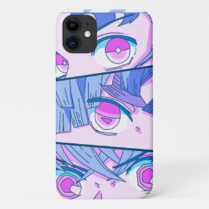 Anime Girl Eyes - Japan Culture Art - Japanese Aes iPhone 11 Case