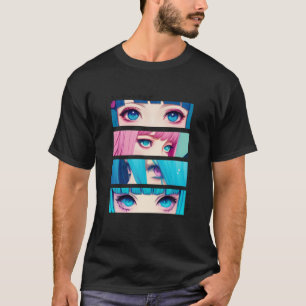 Anime Girl Eyes Japanese Aesthetic Kawaii Pastel O T-Shirt