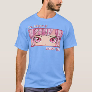 Anime Girl Eyes Japanese Japan Art Aesthetic Anime T-Shirt
