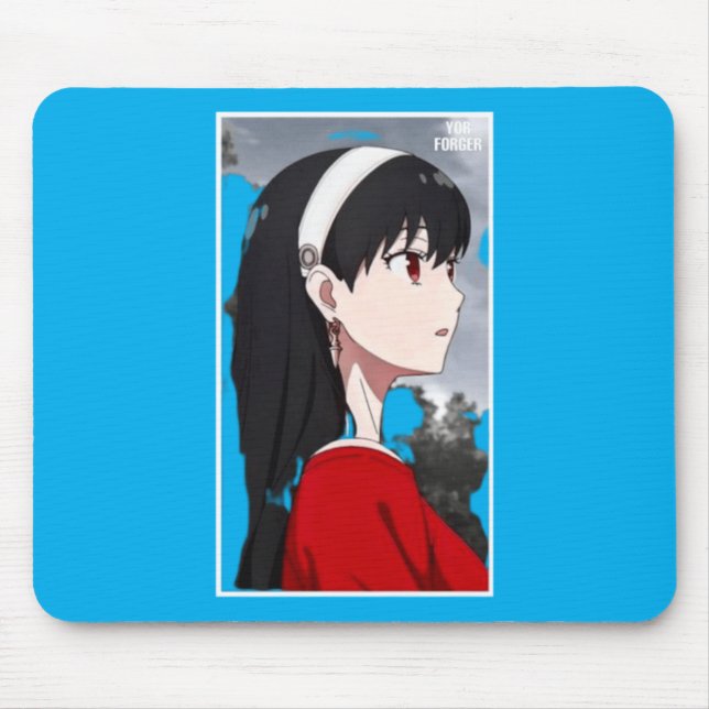 Anime Girl - Forger Design 5 Mouse Mat (Front)