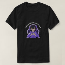 Anime Girl Gamer Purple Gaming Art