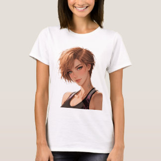 Anime Girl Gym T-Shirt