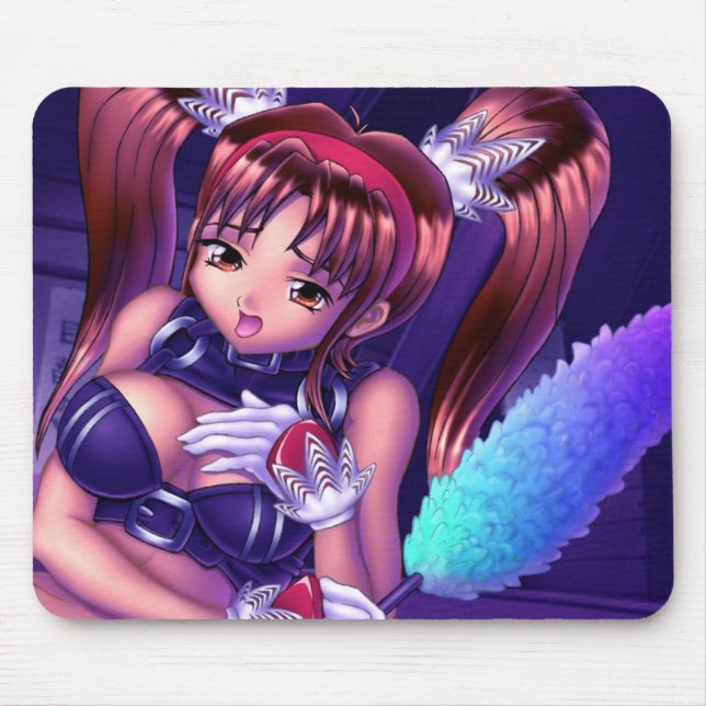 Anime Girl - Honey Mouse Mat (Front)