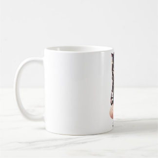 anime girl in a kitty hoodie coffee mug