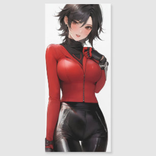 Anime Girl in Leather