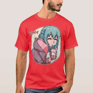 Anime Girl Kawaii Strawberry Milk Manga Japanese O T-Shirt