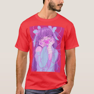 Anime Girl Kawaii Waifu Aesthetic Japanese Manga O T-Shirt