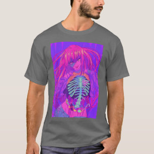 Anime Girl Kawaii Waifu Aesthetic Japanese Manga O T-Shirt