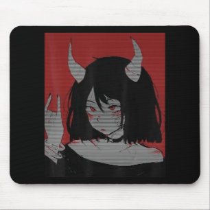Anime Girl Kawaii Waifu Aesthetic Japanese Otaku  Mouse Mat
