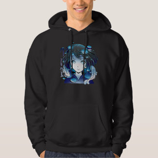 Anime Girl Koi Fish  Hoodie