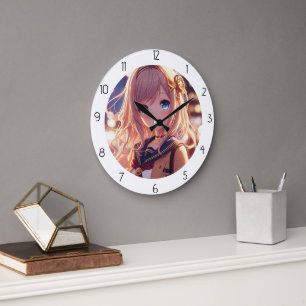 ANIME GIRL LARGE CLOCK
