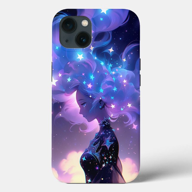 Anime Girl Made Of Stars Case-Mate iPhone Case (Back)