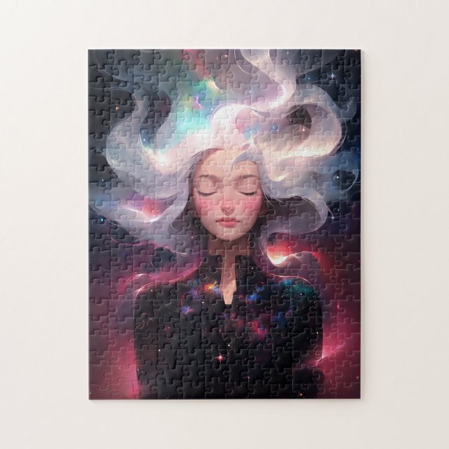Anime Girl Made Of Stars Jigsaw Puzzle (Vertical)