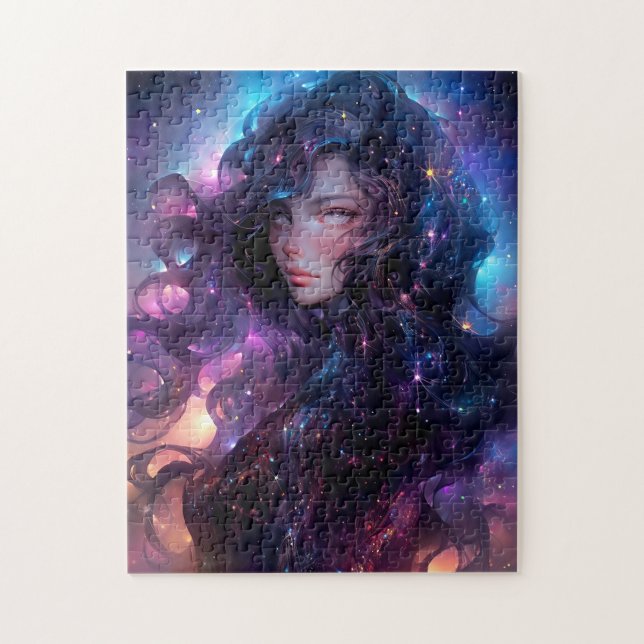Anime Girl Made Of Stars Jigsaw Puzzle (Vertical)