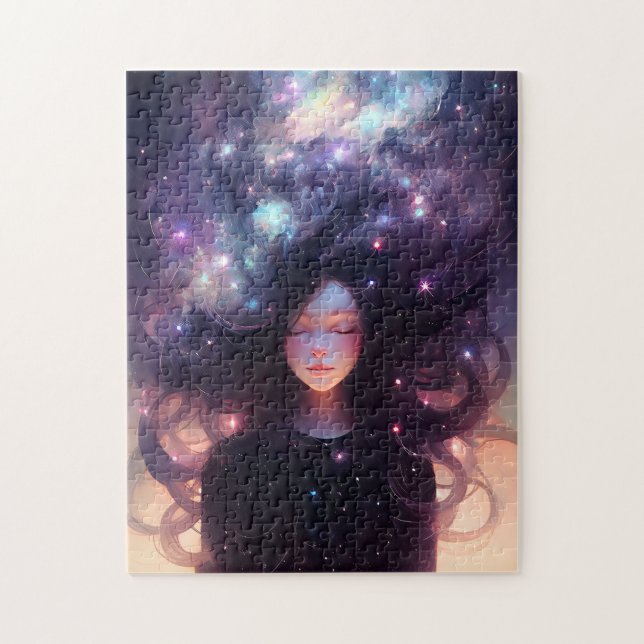 Anime Girl Made Of Stars Jigsaw Puzzle (Vertical)