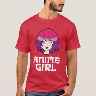 Anime Girl Manga Otaku Japanese Anime Girl family T-Shirt