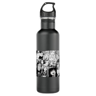 Anime Girl Manga Panel Collage 710 Ml Water Bottle