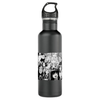Anime Girl Manga Panel Collage 710 Ml Water Bottle