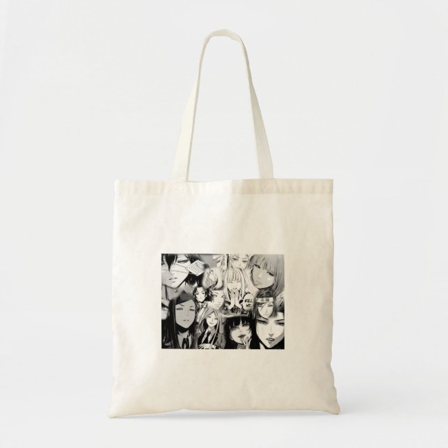 Anime Girl Manga Panel Collage  Tote Bag (Front)