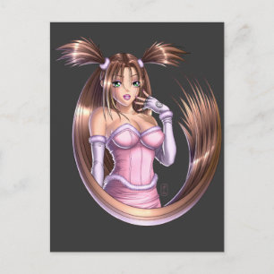 Anime Girl - Nikki Postcard