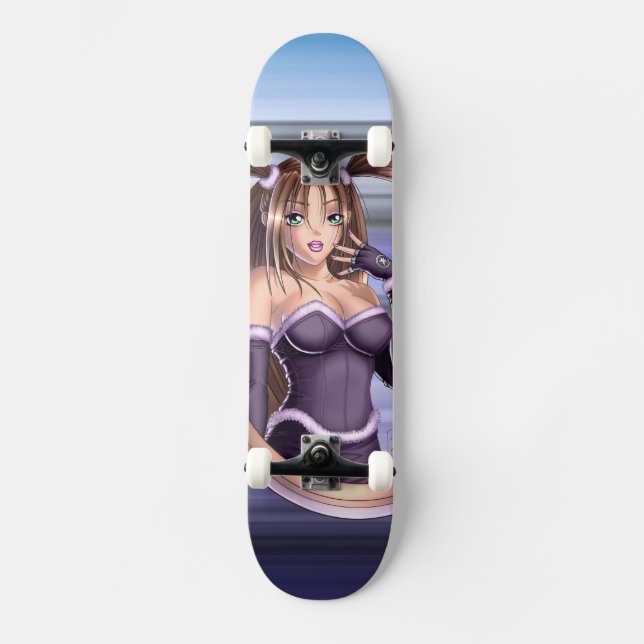 Anime Girl - Nikki Skateboard (Front)