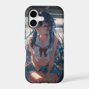Anime Girl on Train