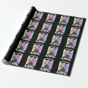 Anime Girl Otaku Teen Japanese Manga Comic Fan Wrapping Paper