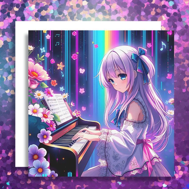 Anime Girl Playing Piano (Creator Uploaded)