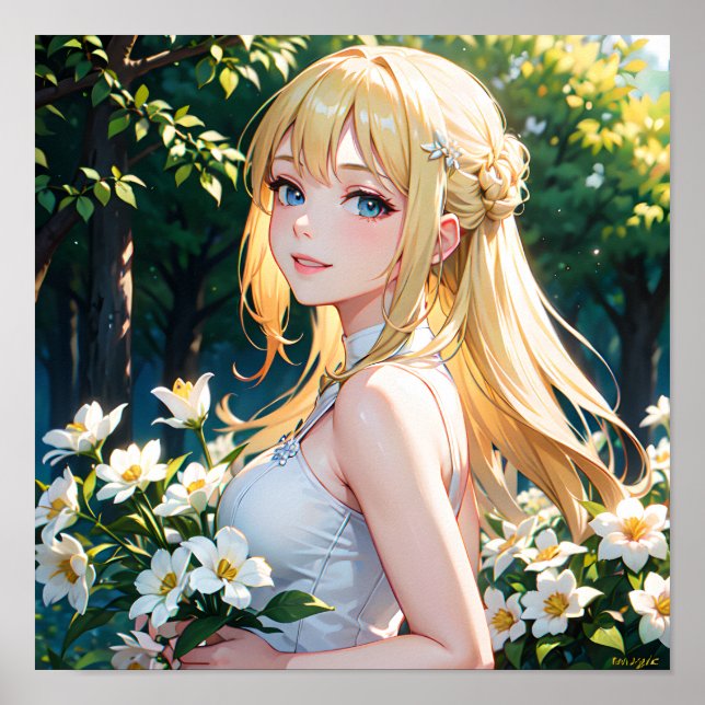 Anime Girl Poster (Front)