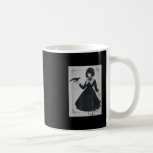 Anime Girl Sad Retro Aesthetic Japanese Otaku  Coffee Mug