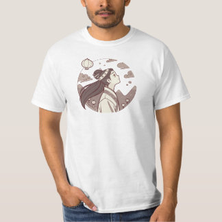 Anime Girl Seems Blossom Cute Gift✨☁️🗻🏮 T-Shirt