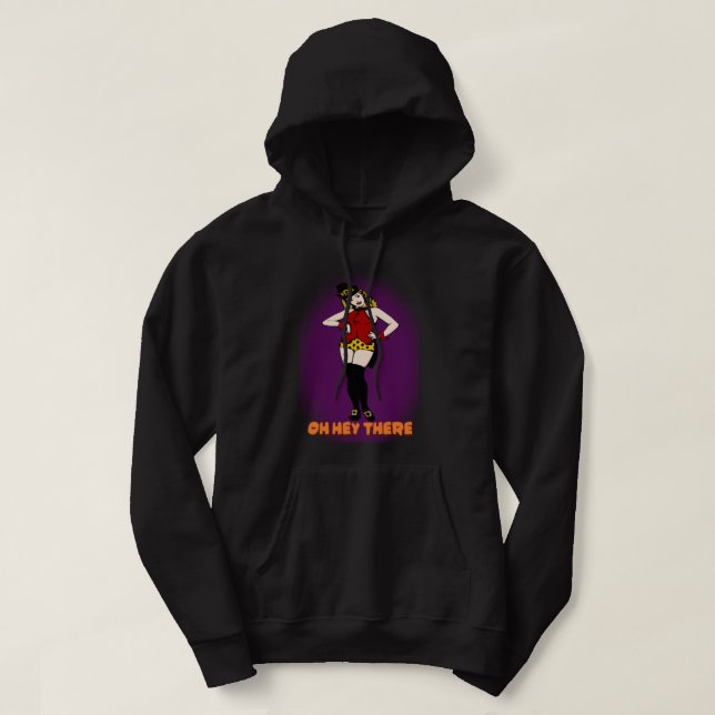 Anime girl sexy costume 1 hoodie (Design Front)