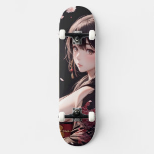 Anime Girl Skateboard