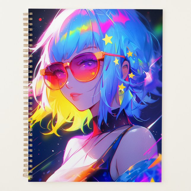 Anime Girl Stars Planner (Front)