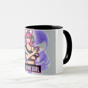 Anime Girl – Stylish Modern Character Design Mug